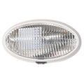 Oval Porchlight Wht Sw