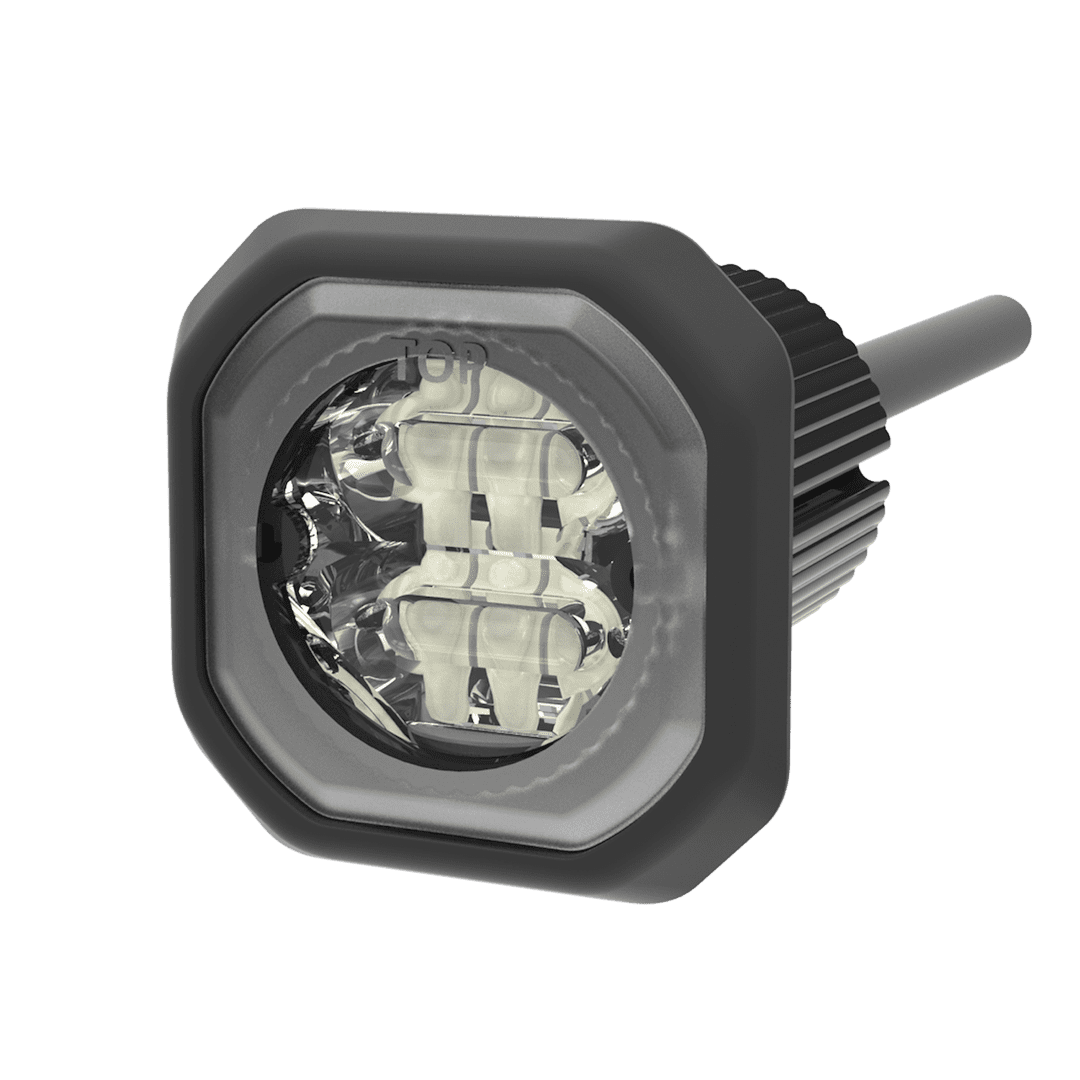 6LED Flasher LP Fm 12-24V Amber/Wht