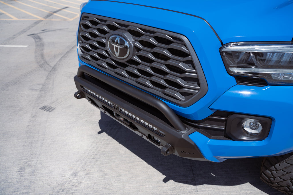 2016-2023 Toyota Tacoma Center Mount Winch Front Bumper w/ Top Hoop