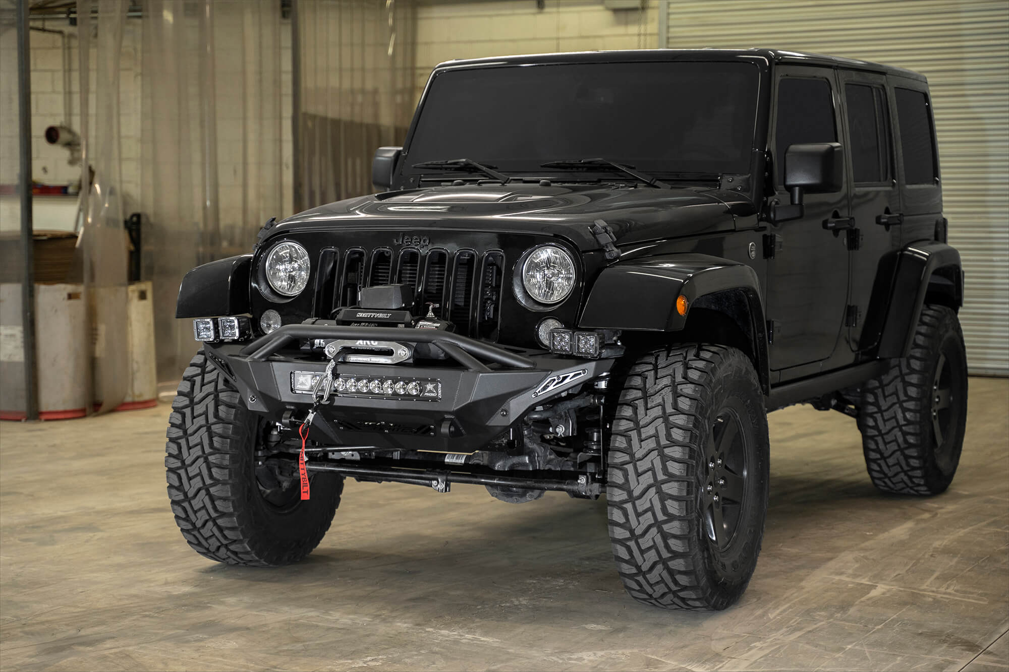 2007 - 2018 Jeep Wrangler JK Stealth Fighter Front Bumper