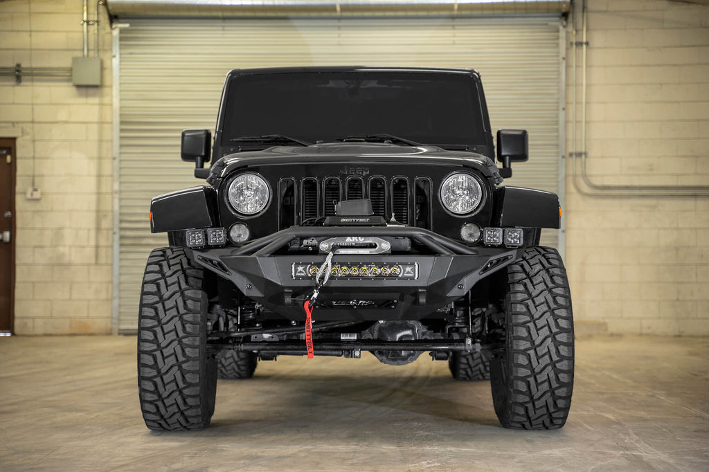 2007 - 2018 Jeep Wrangler JK Stealth Fighter Front Bumper
