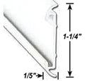 Flat Trim W/ Blk 16' Ea
