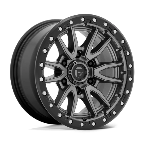 Fuel 1PC Rebel 18X9 6X4.5 66 +20 M-Gmtl-Blk-Rg