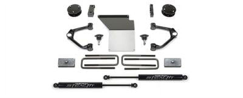 Fabtech Suspension Lift Kit - Component Box, For 4 in. Lift, Incl. Rear Stealth Monotube Shocks, For PN[K1070M]