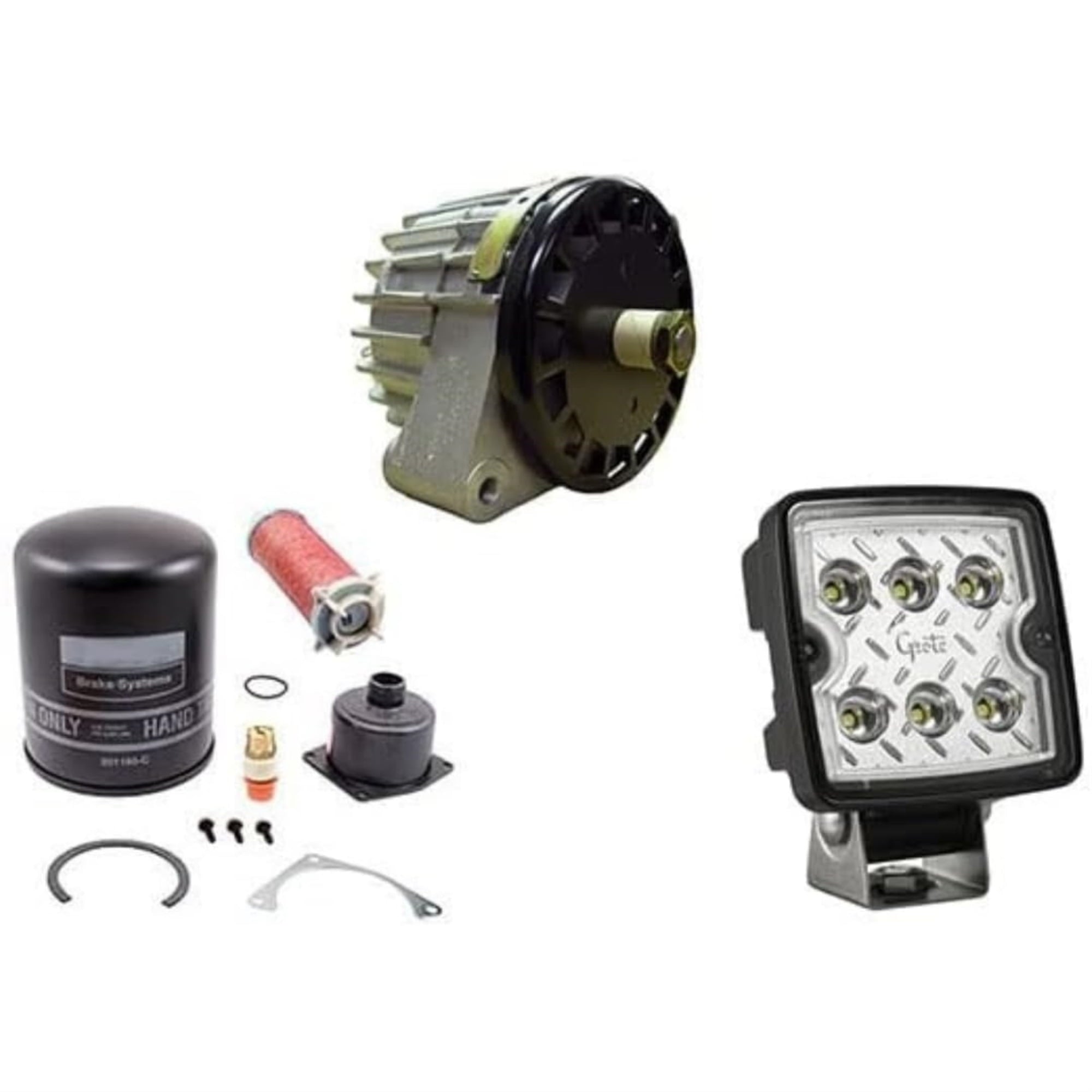 Fabtech Suspension Lift Kit - Component Box, Box 1 of 3, For 4 in. Lift, For PN[K1200/K1200M/K1200DL/K1201DL/K1202/K1202M/K1202DL/K1203DL]