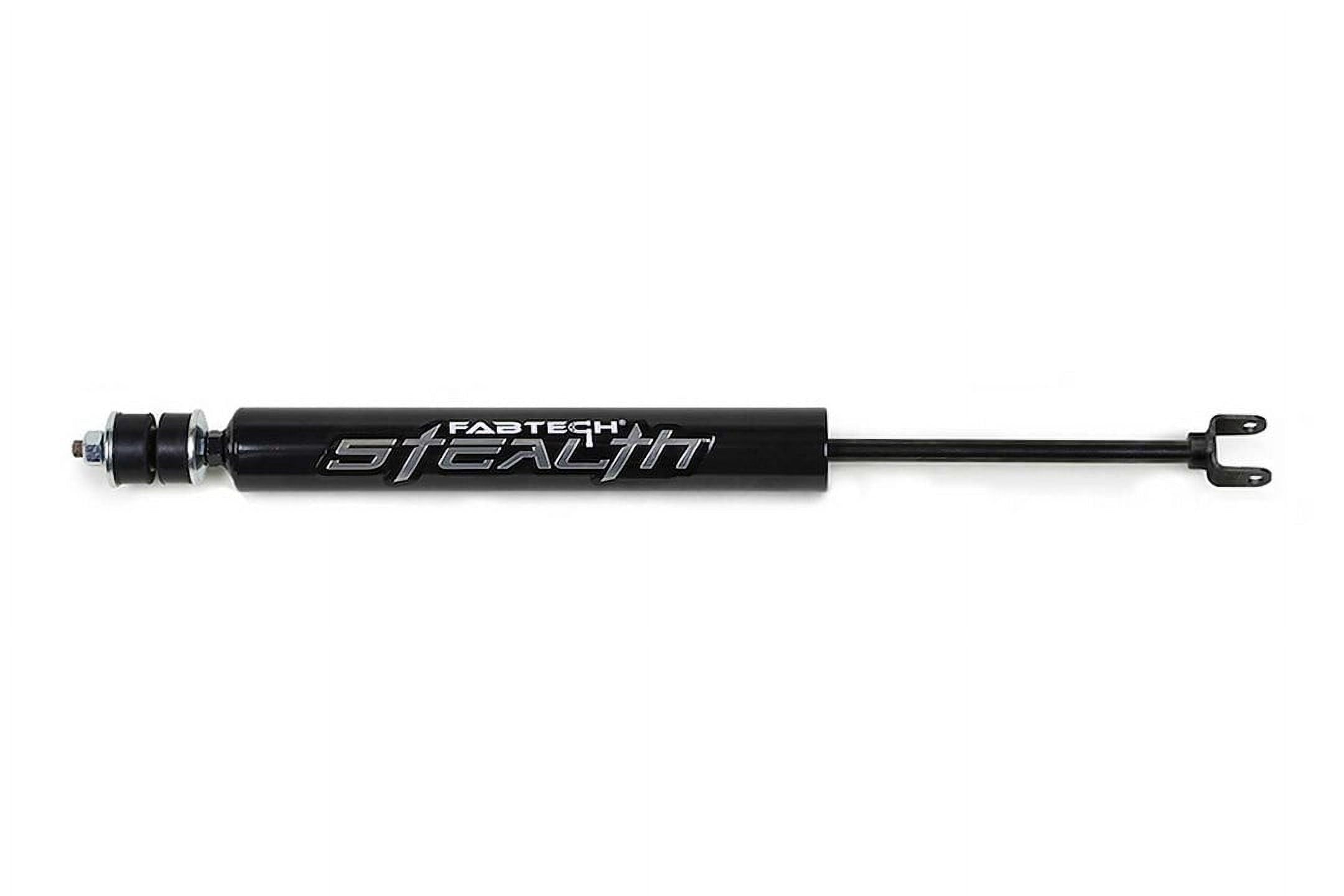 Fabtech Suspension Shock Absorber - Stealth Monotube Shock Absorber, 19.14 in. Extended Length, 13.59 in. Collapsed Length, 5.55 in. Stroke