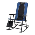 Dakota Fldg Rkg Chair Blu/Blk