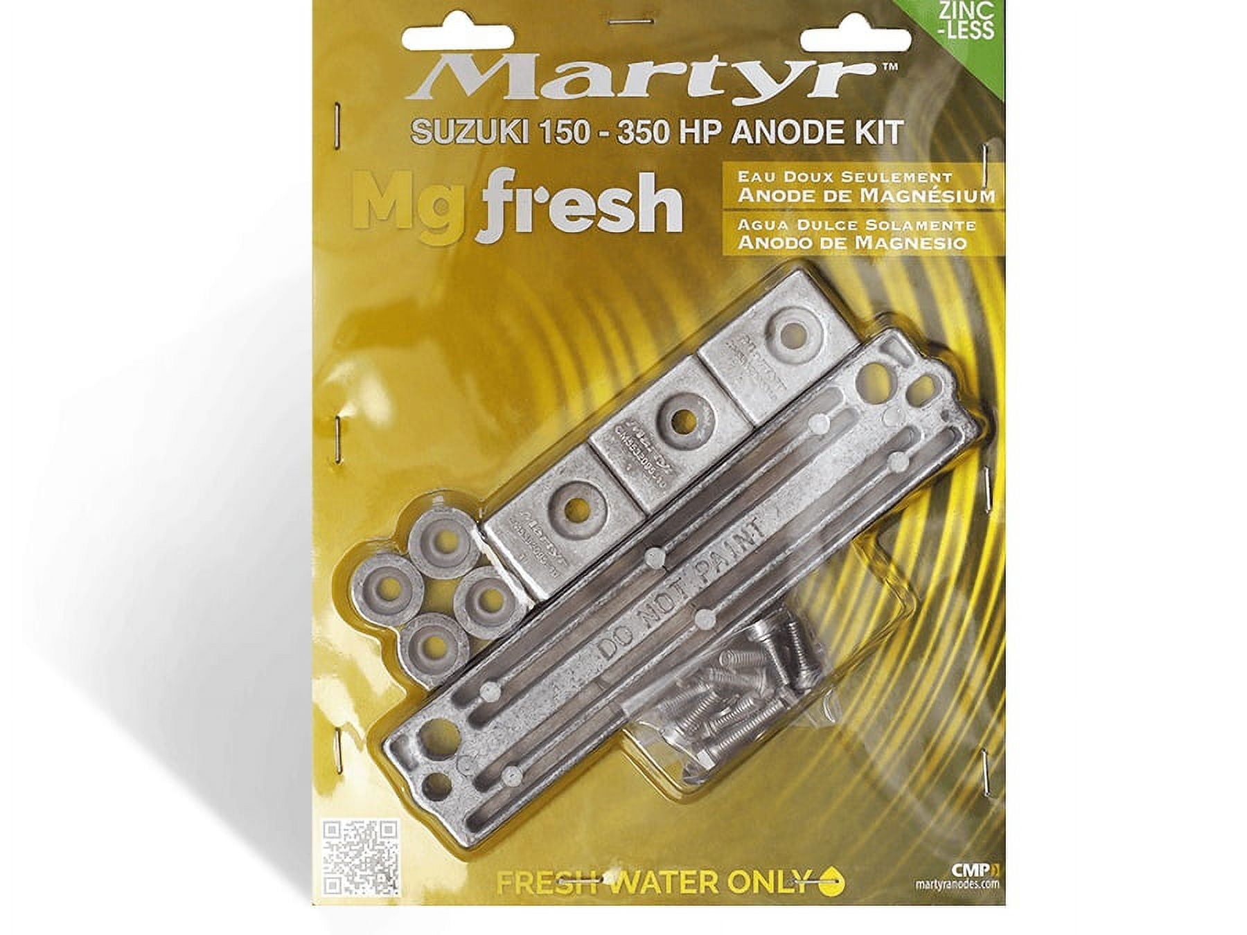 Suzuki 150-350HP Anodes Kit Magnesi
