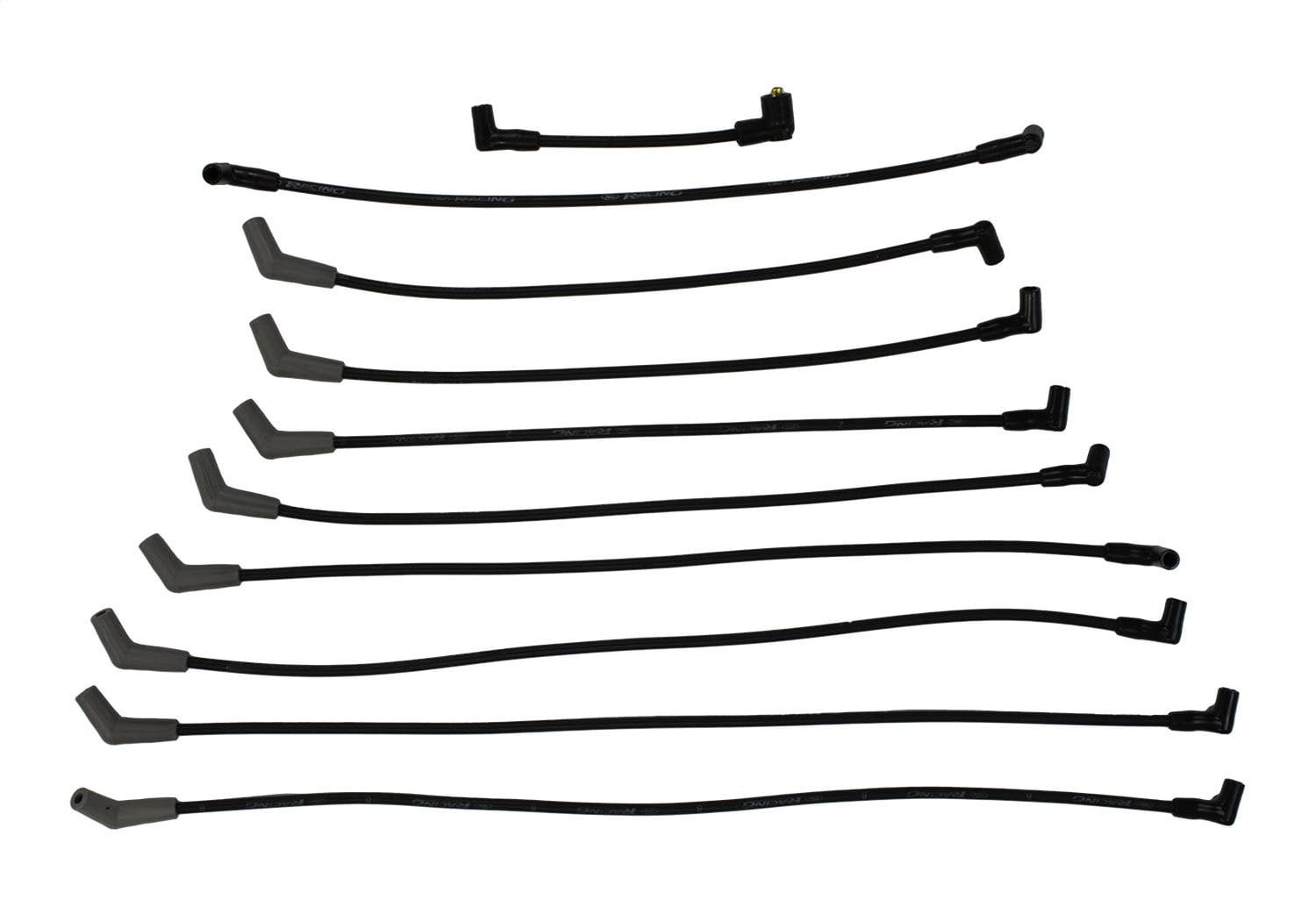 Spk Plug Wire 45D Black