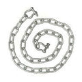HDG Anchor Chain 1/4"x4' with two 5/16" shackle