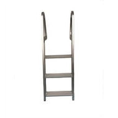 Square Tube Aluminum 3 Step Dock Ladder