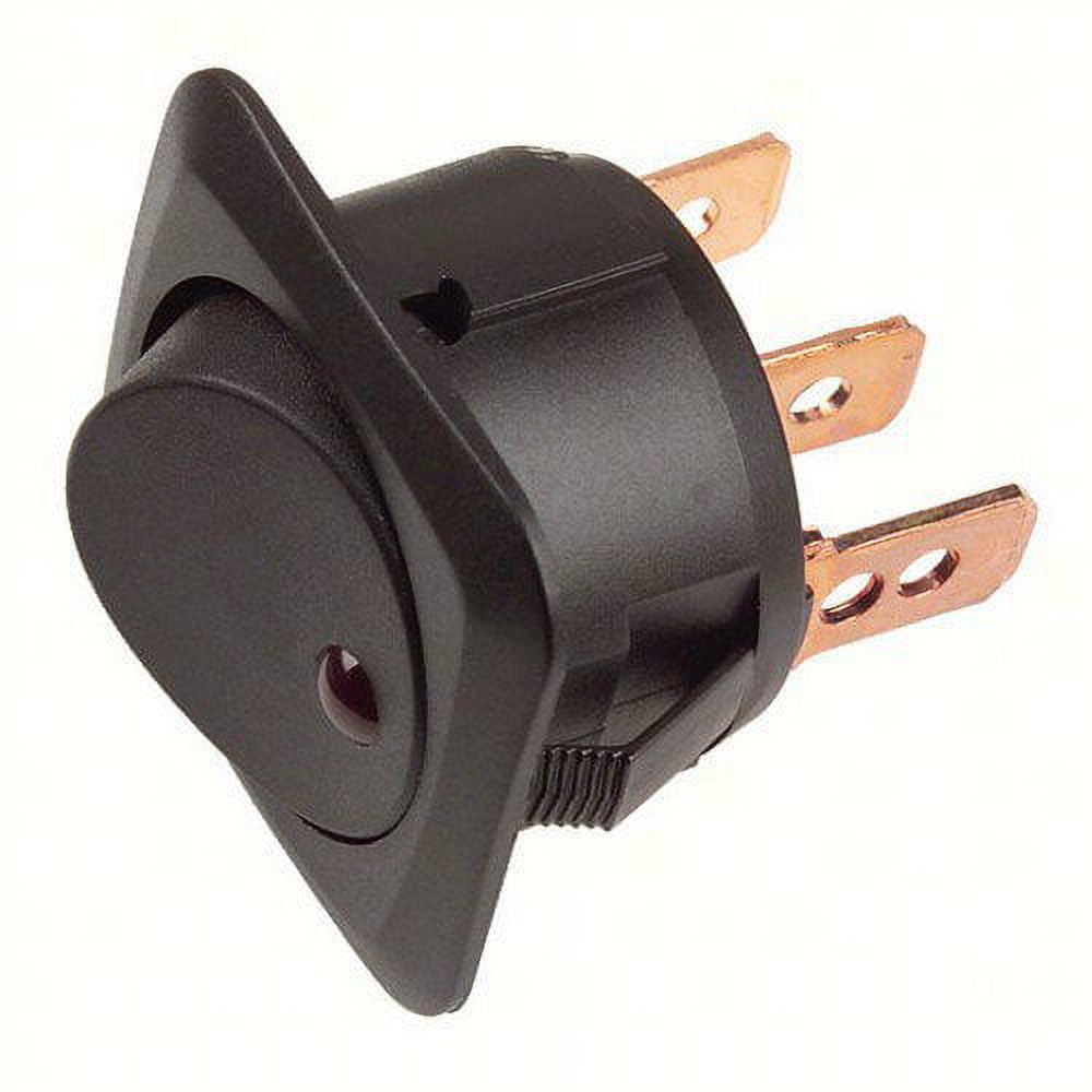 Rocker Switch  LED  25 Amp  3 Blade