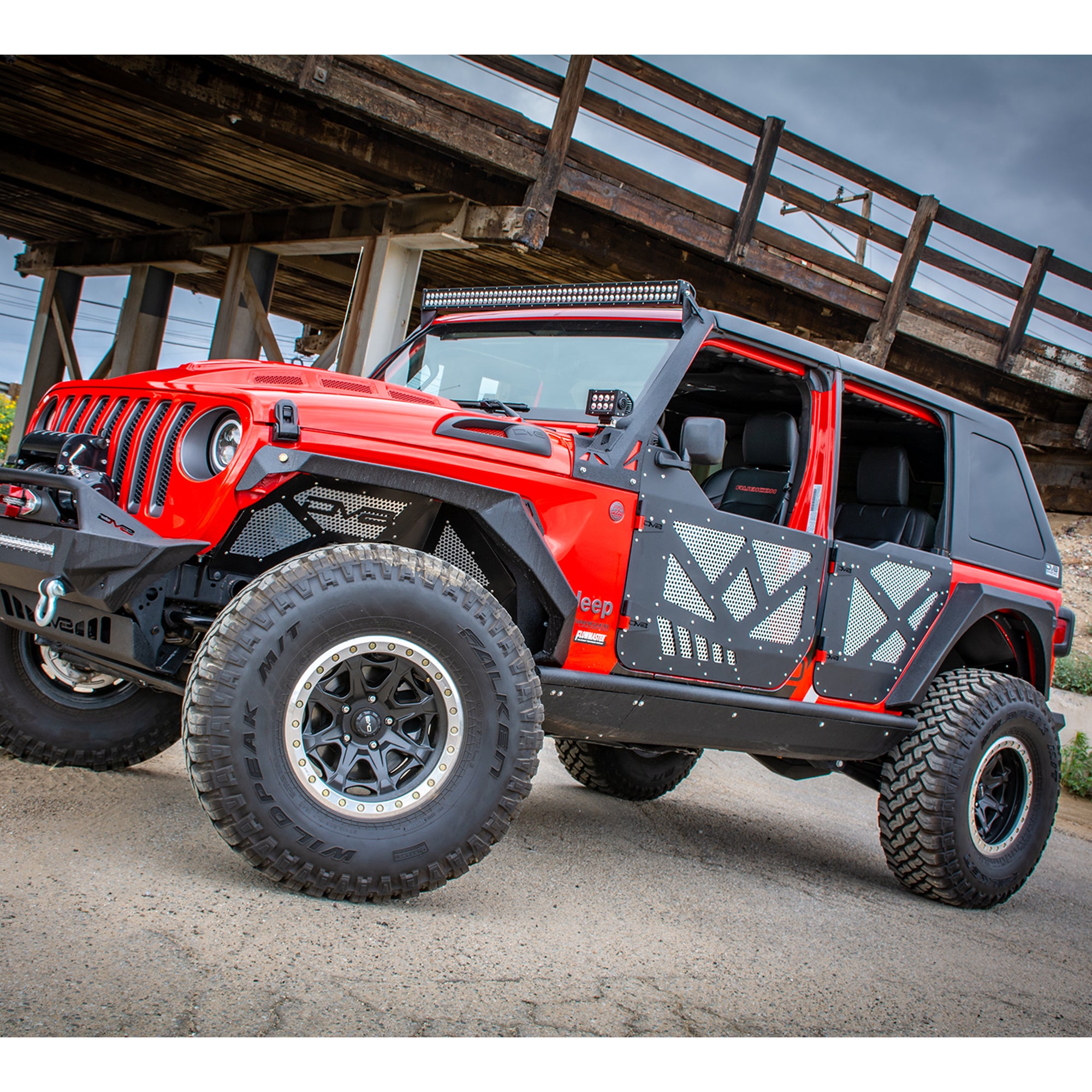 JT Half-Doors With Aluminum Mesh