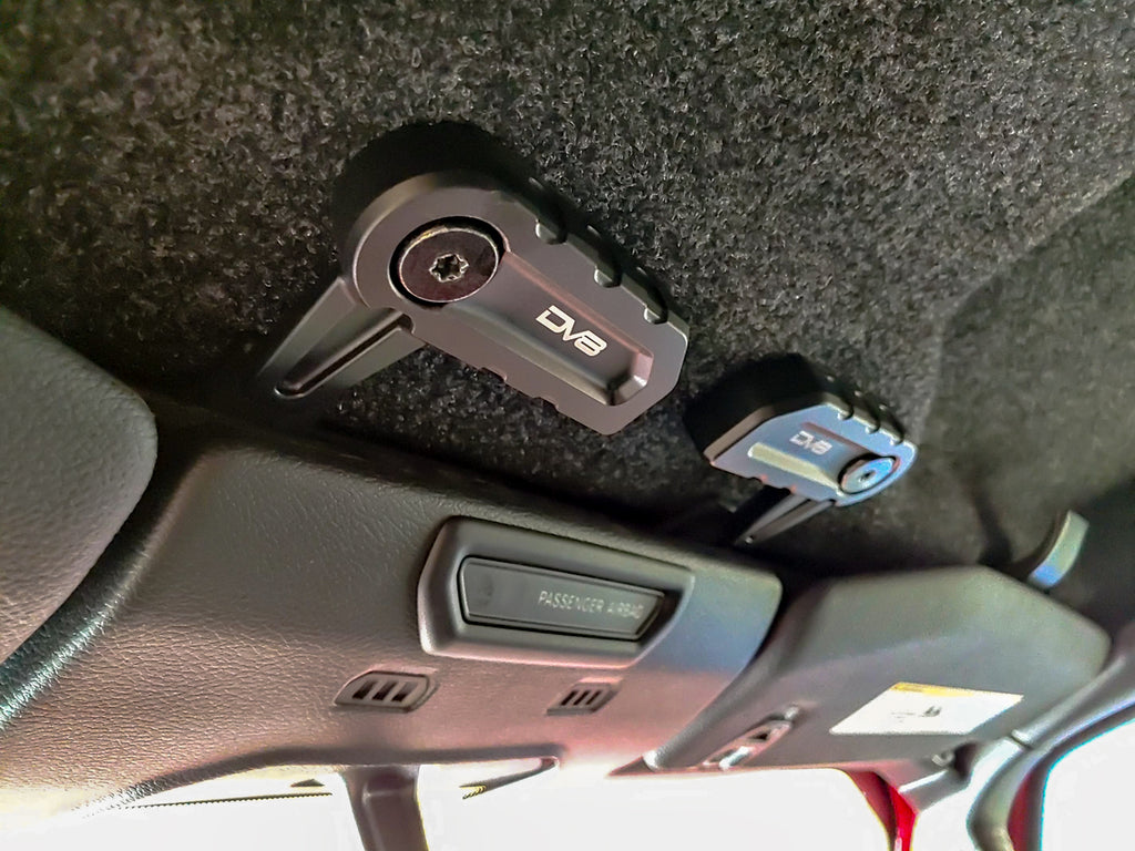 2018-2025 Jeep Wrangler JL & Gladiator JT JLU DV8 Offroad Billet T-Handles for Hard Top