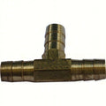 Brass Barb/Barb/Barb 'T' 1/4'(6.5MM