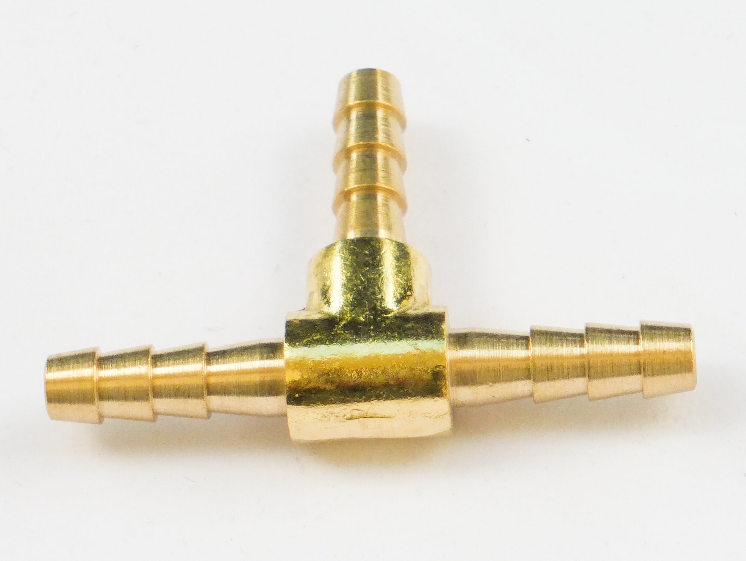 Brass Barb/Barb/Barb 'T' 3/16'(5MM)