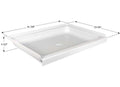 Shower Pan  SP2432-PW  Center Drain