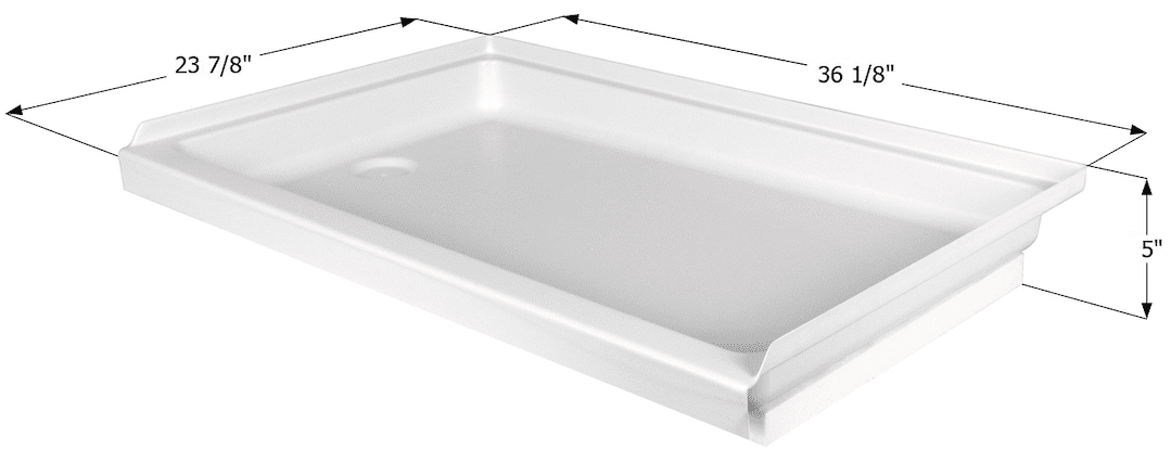 Shower Pan  SP2436LH-PW  Lh Drain