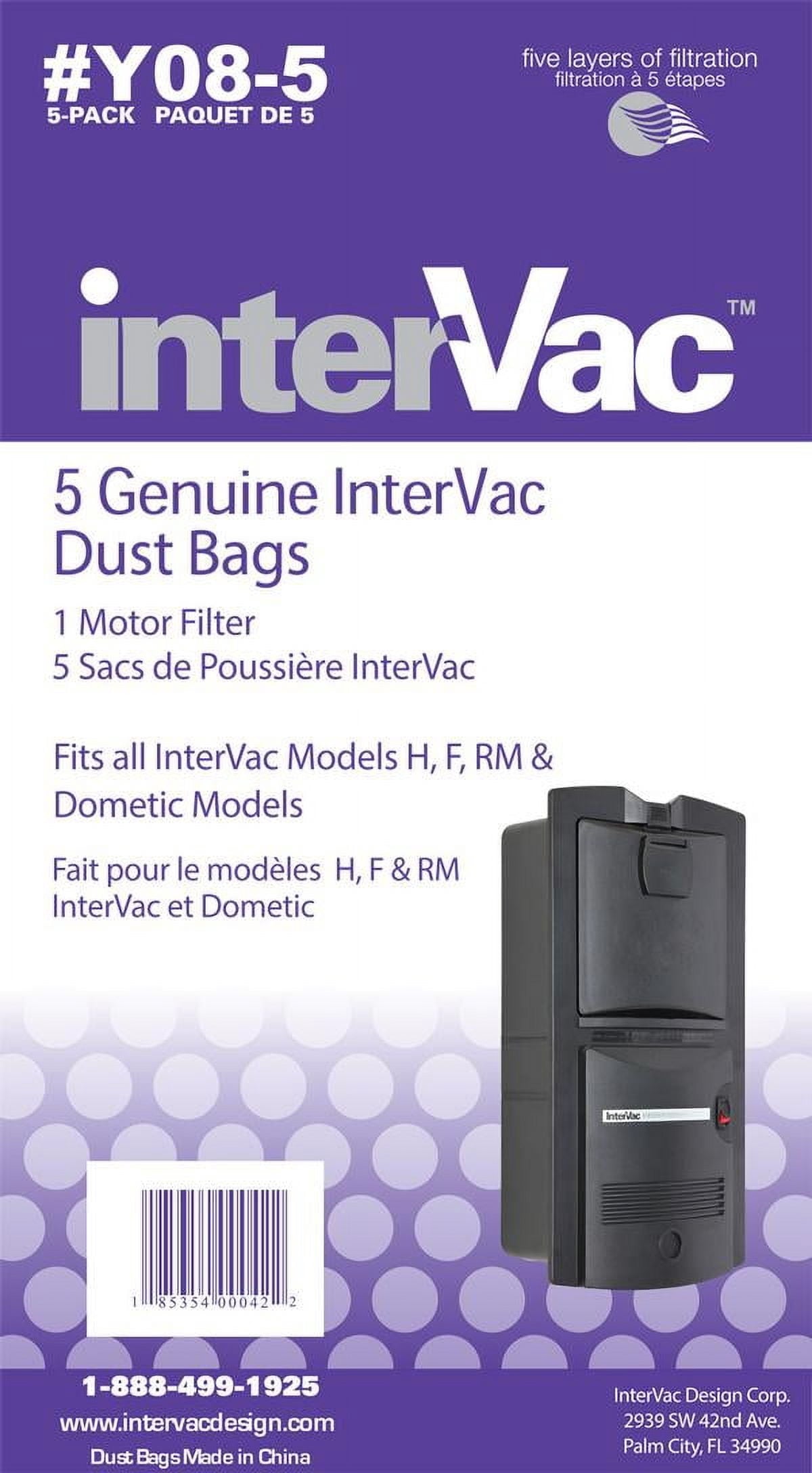 Y08-5 Dust Bags for H F and Rm