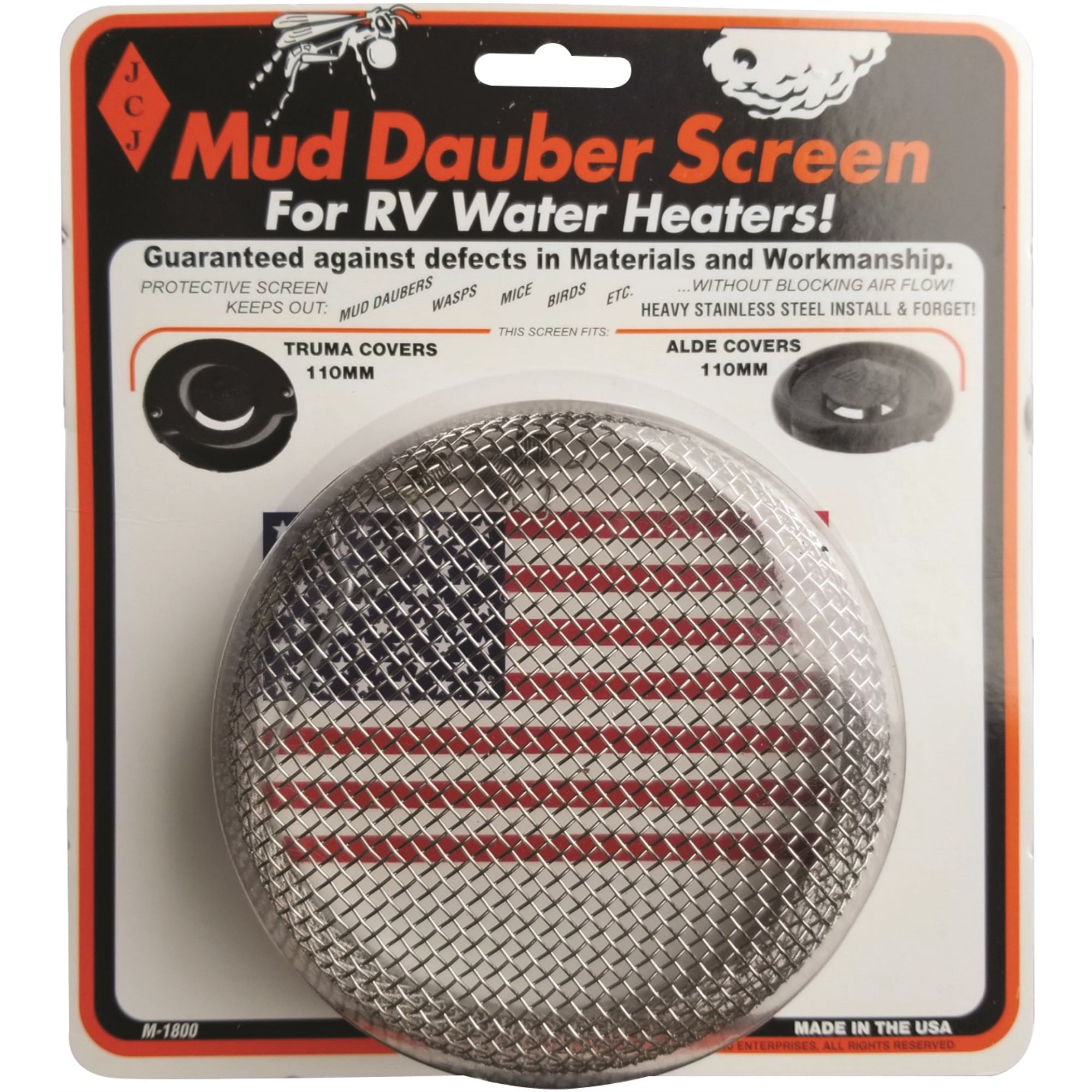 Mud Dauber Screen for Water Heater