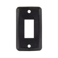 Single Face Plate  Bk