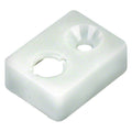 Type E - End Stop  White