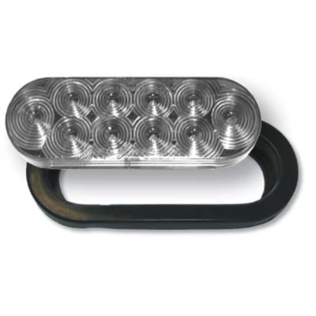 Clear 6' Oval LED Grommet Mount Bac