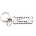 Jeep Grille Metallic Key Chain
