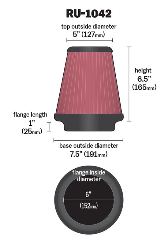 Universal Clamp-On Air Filter