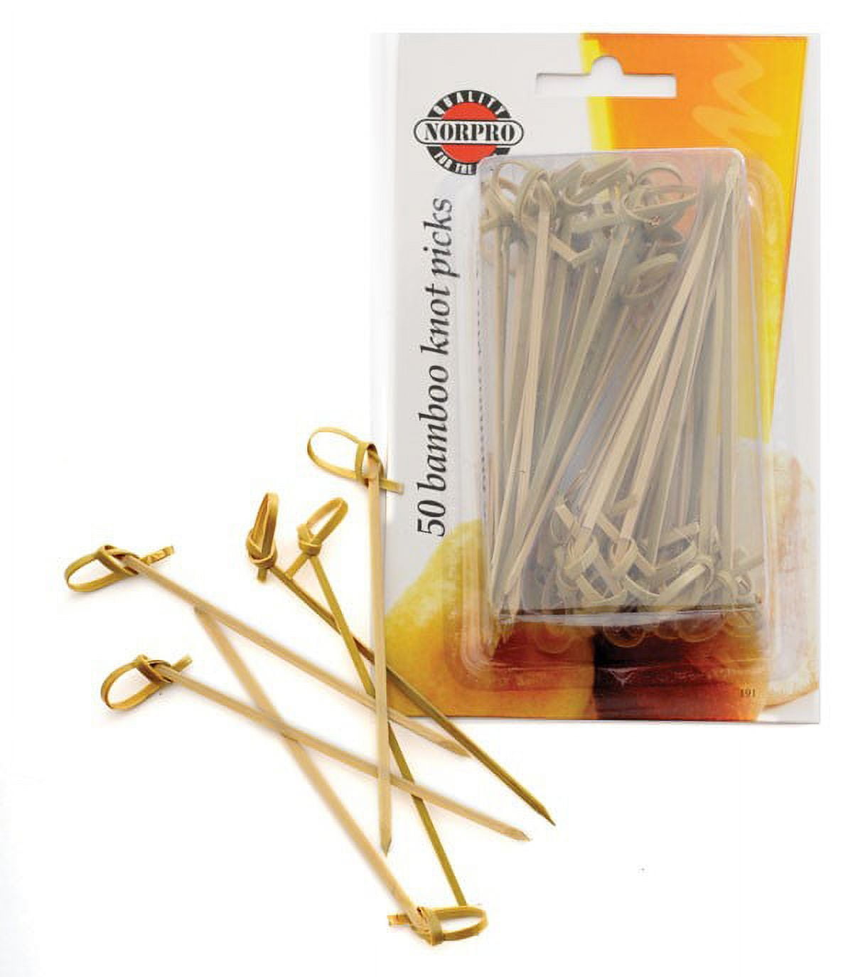 Bamboo Knot Picks  50 Pcs