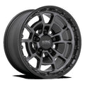 KM718 17X8.5 5X5.0 S-Blk Gtcc 00MM