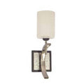 LED Black-Satin Nickel Wall Light