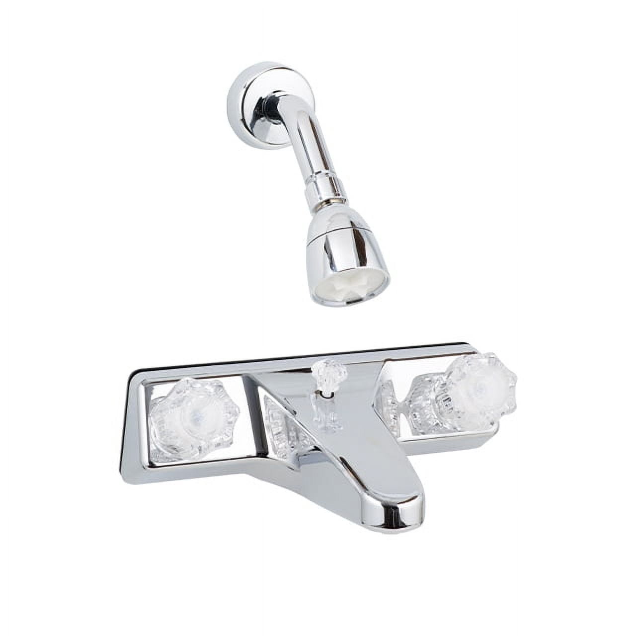 Utopia Chrome 8' Tub-Shower Valve W
