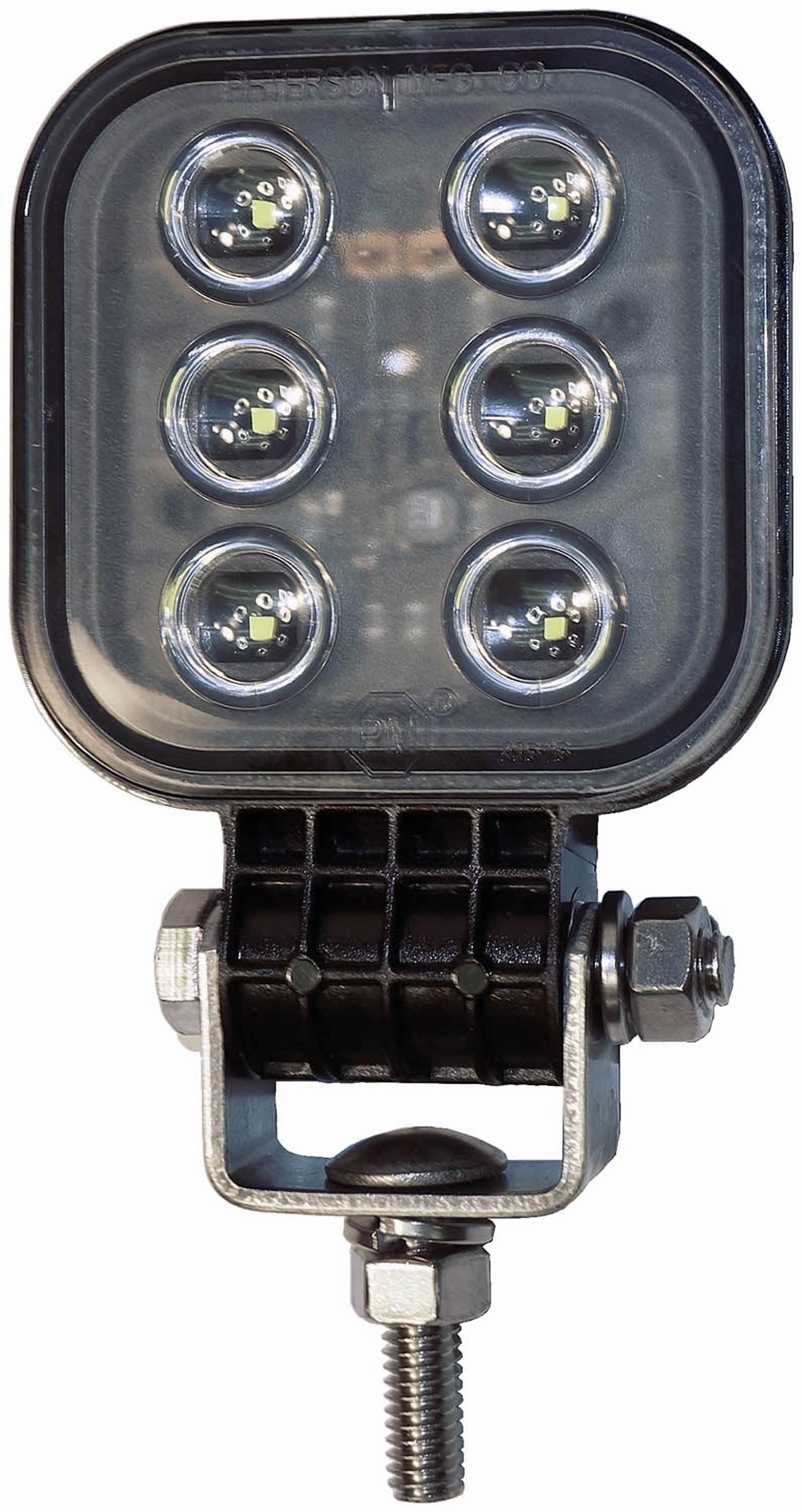 LED Work Lgt Sqr Ped Mntm  Hardwire