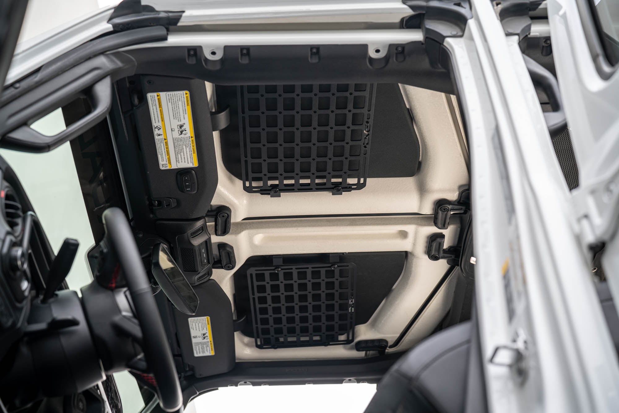 2018-2025 Jeep Wrangler JL Roof Mount for 15” x 12” Molle Panel