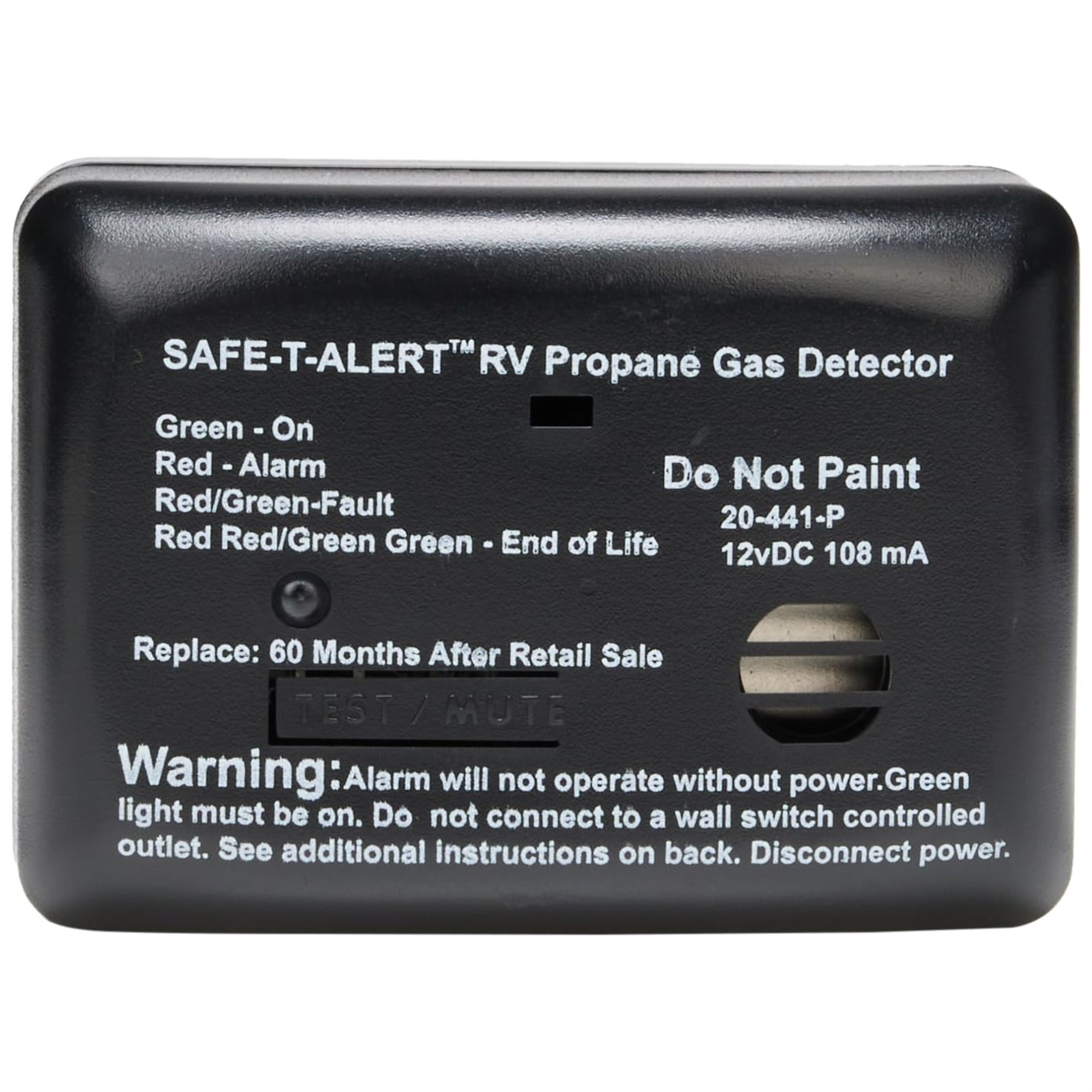 12V LP Alarm Black