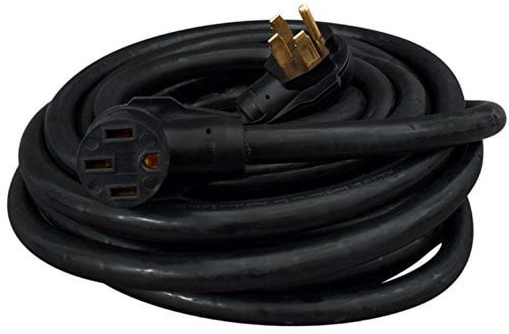 50A 50' Ext Cord  Black  Bulk