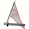 New Rail Mount Flag Pole sea-dog Line 327120-1 Fits 7/8"-1" rails Length 15-1/2"
