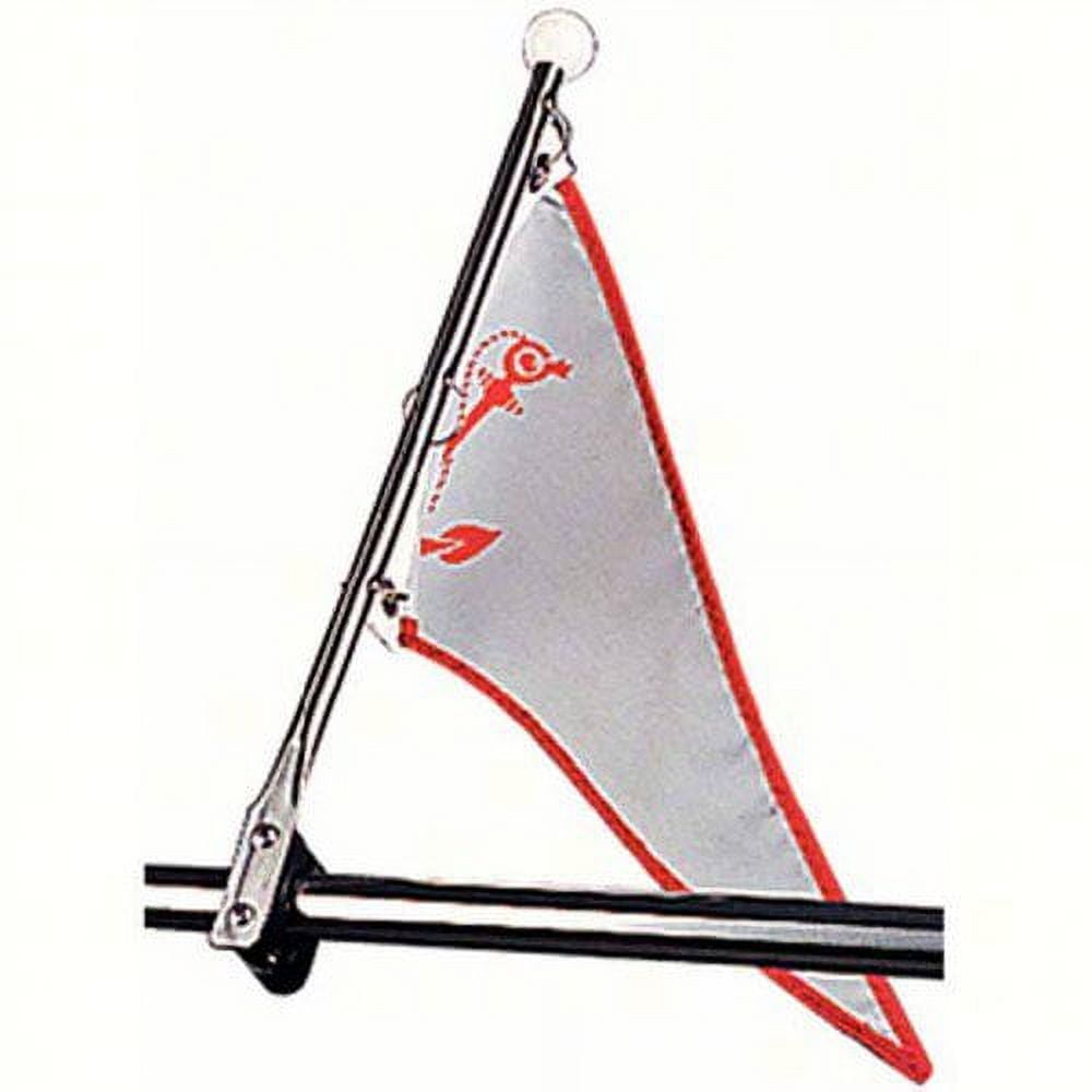 New Rail Mount Flag Pole sea-dog Line 327120-1 Fits 7/8"-1" rails Length 15-1/2"