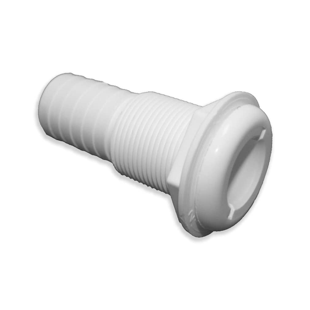 Thru-Hull 1 1/8" Straight Wht.
