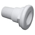 Thru-Hull 1 1/2" Straight Wht.