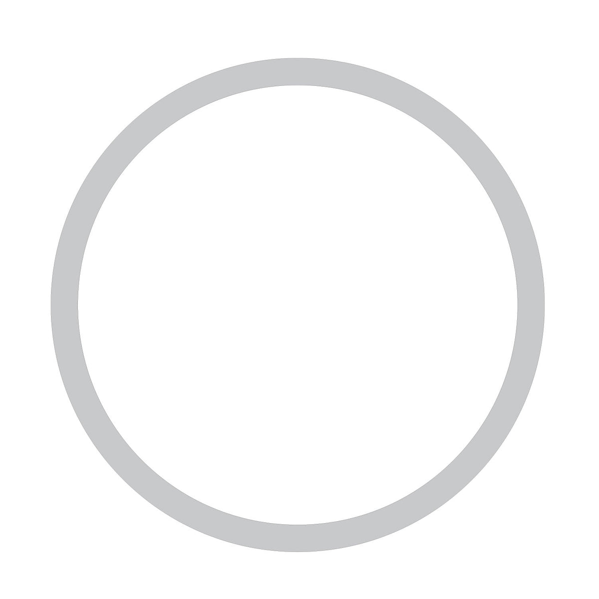 Round Fiber Gasket W/Ring