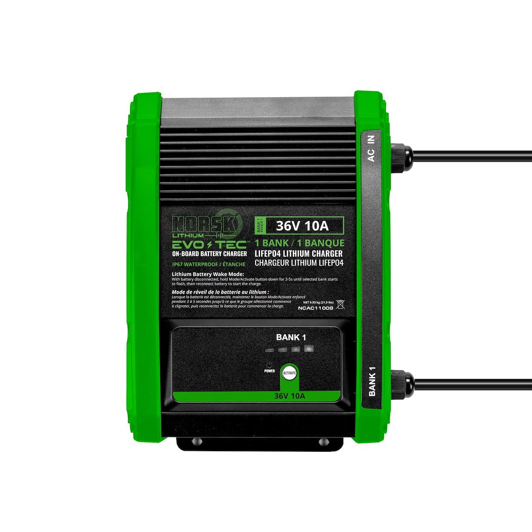 1BANK 36V-10A LIFEPO4 Chgr