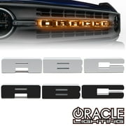 LED Letter Badges - Matte Black- B