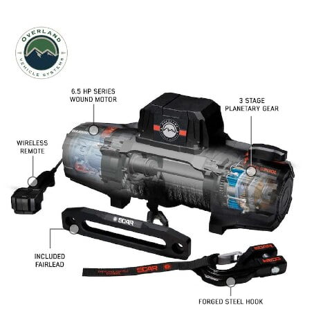 10.0 Winch - 10 000 LB. Winch with