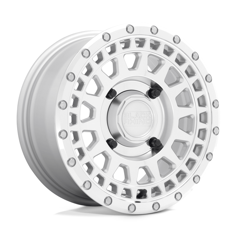 Black Rhino Hard Alloys - UTV PARKER UTV 15X7 4X110 +36 80 SLV MIR