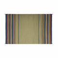Mat Striped 9X12 Blue/Brick/Bge/Grn