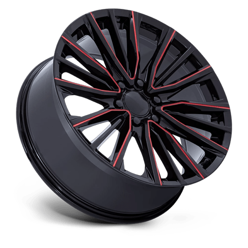 Performance Replicas PR223 24X10 6X5.5 78 +28 G-BLK MILL-RED