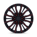 Performance Replicas PR223 24X10 6X5.5 78 +28 G-BLK MILL-RED