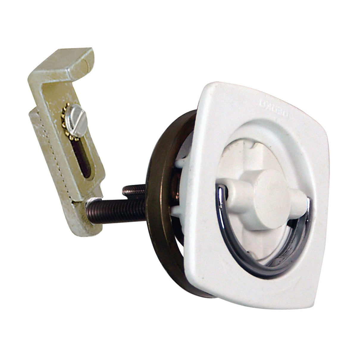 2-1/2" X 2-1/2" White Flush Latch